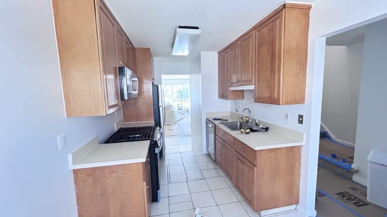 Old‑style kitchen before renovation, New Jersey kitchen remodel project